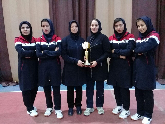 کسب مقام اول تيمي تنيس روي ميز دختران دانشگاه در مسابقات قهرماني دانشجويان دختر منطقه پنج کشور
