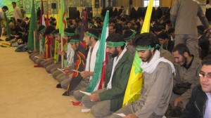 حضور کارکنان بسيجي دانشگاه در اجتماع عظيم بسيجيان عاشورايي ايلام 