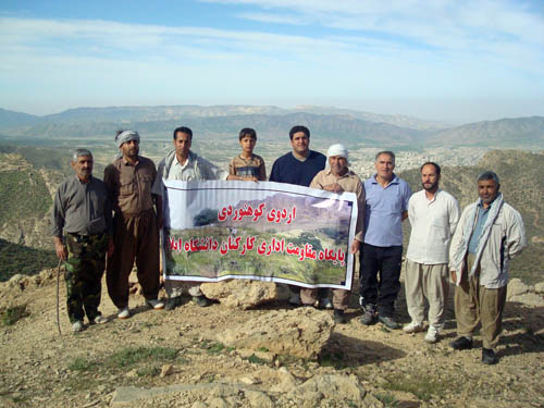برگزاري اردوي کوهنوردي کارکنان دانشگاه  به مقصد گچان