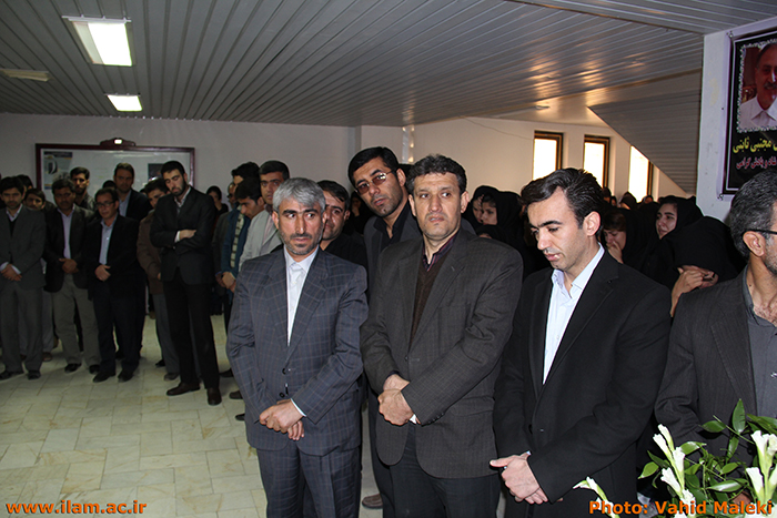 مراسم ترحيم شادروان مهندس مجتي ثابتي در مسجد دانشگاه برگزار شد