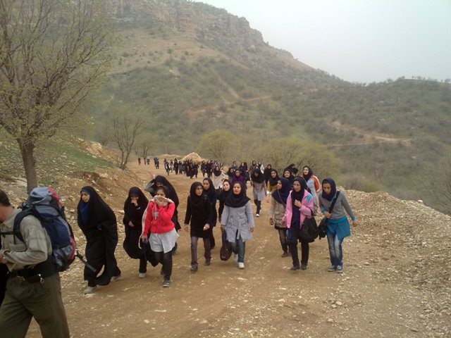 اردوي کوهپيمايي دانشجويان خواهر  خوابگاهي