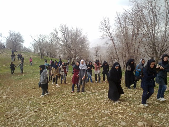 اردوي کوهپيمايي دانشجويان خواهر  خوابگاهي