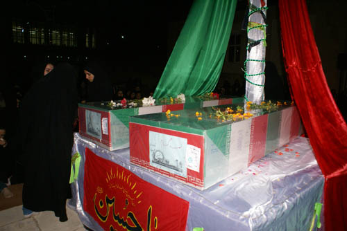 برگزاري مراسم با شکوه عزاداري امام جواد عليه السلام و وداع با شهداي گمنام