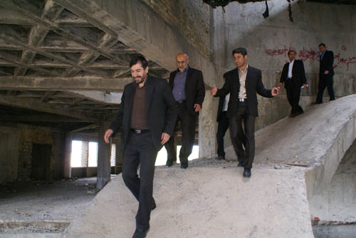 گزارش تصويري بازديد دکتر متکان ار محل احداث پروژه کتابخانه مرکزي دانشگاه