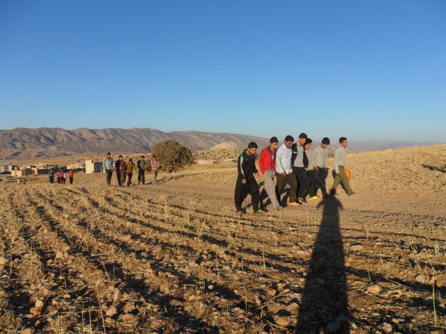 گزارش تصويري نيايش در کوهستان