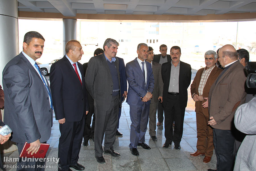 بازديد استاندار واسط از دانشگاه ايلام + تصوير