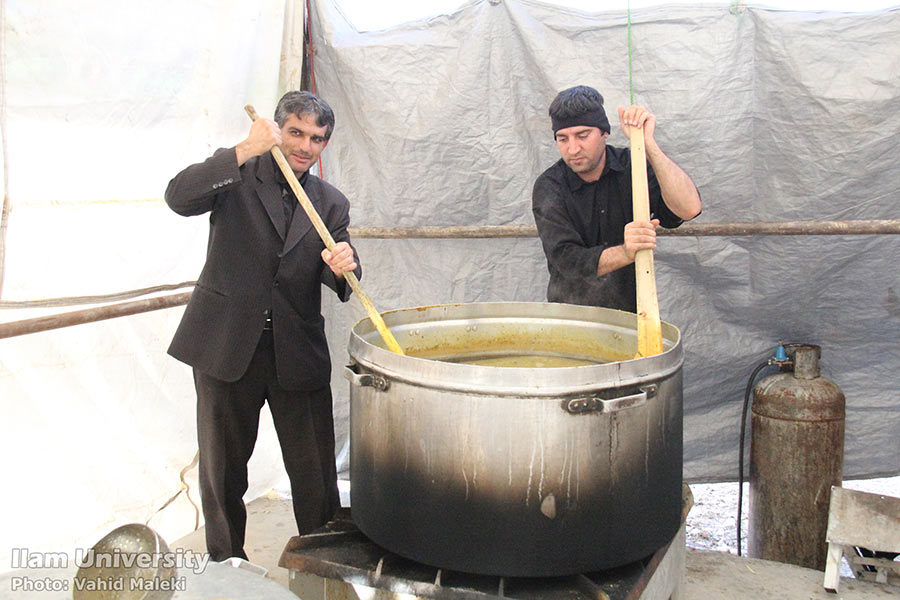 پايگاه مقاومت بسيج كارمندان دانشگاه ايلام ميزبان قدم هاي عاشقان اباعبدالله الحسين 