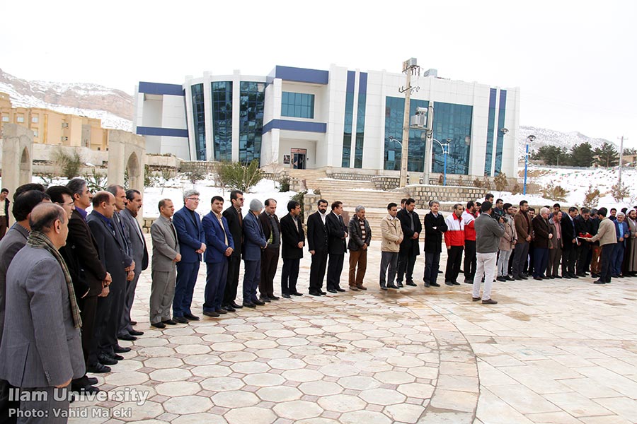 آئين غبارروبي مزاري شهداي دانشگاه ايلام برگزارشد