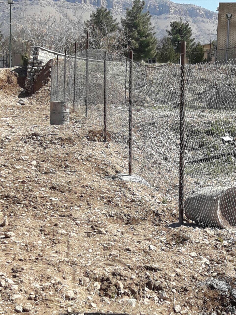 نصب فنس توري ديوار مزرعه دانشکده کشاورزي (تصويري)