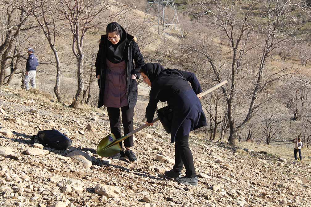 طرح بذرکاري بلوط در دامنه هاي پارک جنگلي چغاسبز با مشارکت انجمن هاي علمي دانشجويي دانشگاه ايلام انجام گرفت