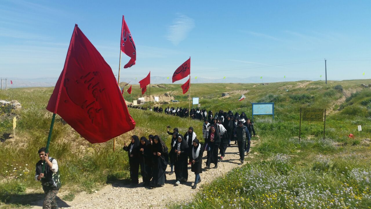 گزارش تصويري اردوي راهيان نور دانشجويان دانشگاه ايلام در مناطق عملياتي جنوب