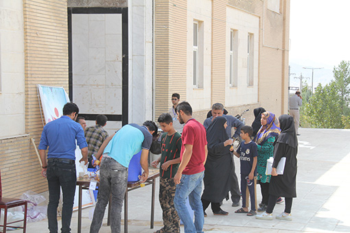 گزارش تصويري ثبت نام دانشجويان ورودي جديد کارشناسي دانشگاه