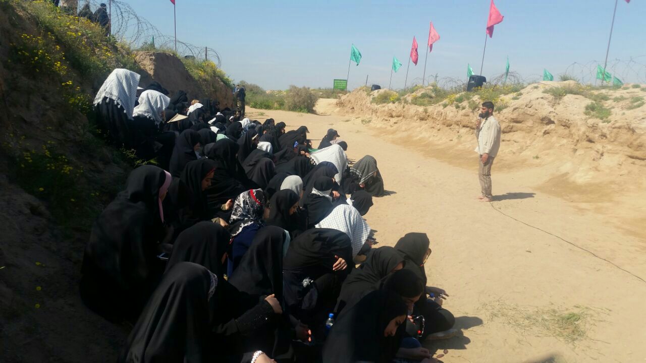 گزارش تصويري اردوي راهيان نور دانشجويان دانشگاه ايلام در مناطق عملياتي جنوب