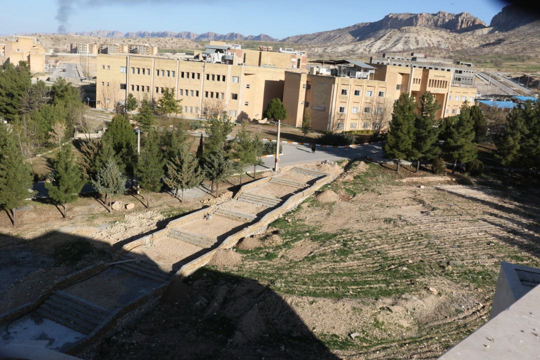 پيشرفت 66 درصدي پروژه بوستان بلوط دانشگاه ايلام