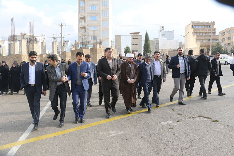 گزارش تصويري حضور دانشگاهيان دانشگاه ايلام در اجتماع بزرگ بسيجيان شهر ايلام