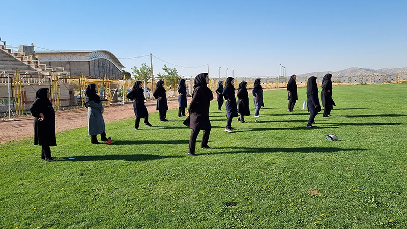 گزارش تصويري برگزاري مسابقات فريزبي به مناسبت هفته عفاف و حجاب در دانشگاه ايلام