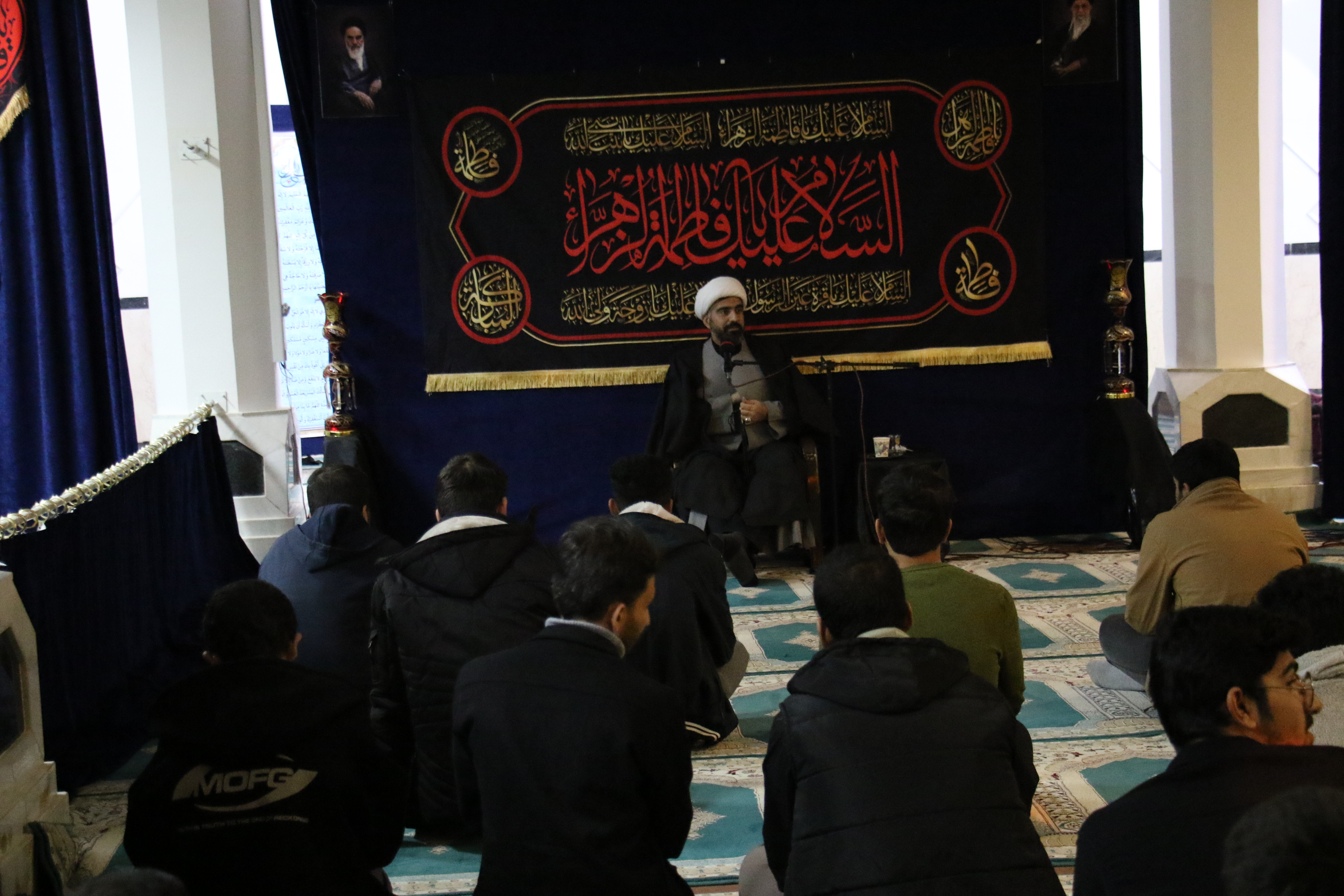 گزارش تصويري برگزاري مراسم عزاداري ايام فاطميه (س) در دانشگاه ايلام