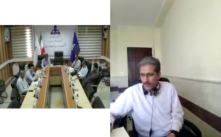 جلسه تخصصي آنلاين اعضاي محترم هيئت علمي دانشکده نفت و گاز دانشگاه با شرکت نفت و گاز غرب
