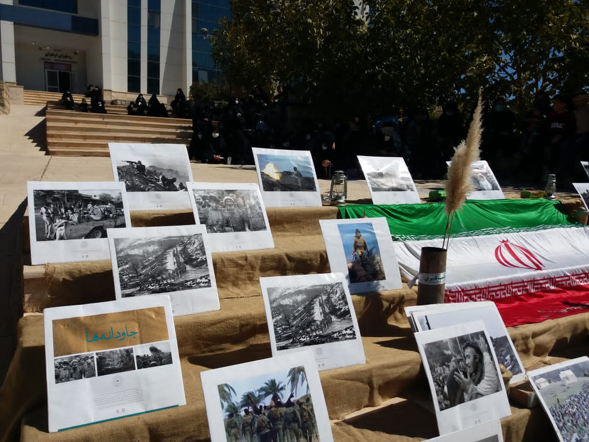 گزارش تصويري تجمع  جاماندگان اربعين در دانشگاه ايلام