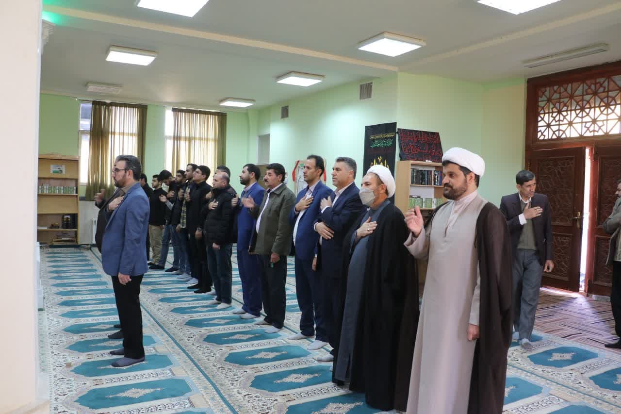برگزاري مراسم شهادت حضرت فاطمه در مسجد الغدير دانشگاه ايلام 