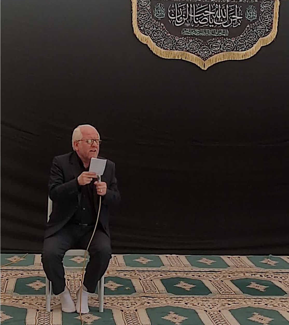برگزاري مراسم شهادت امام جعفر صادق در مسجد الغدير 