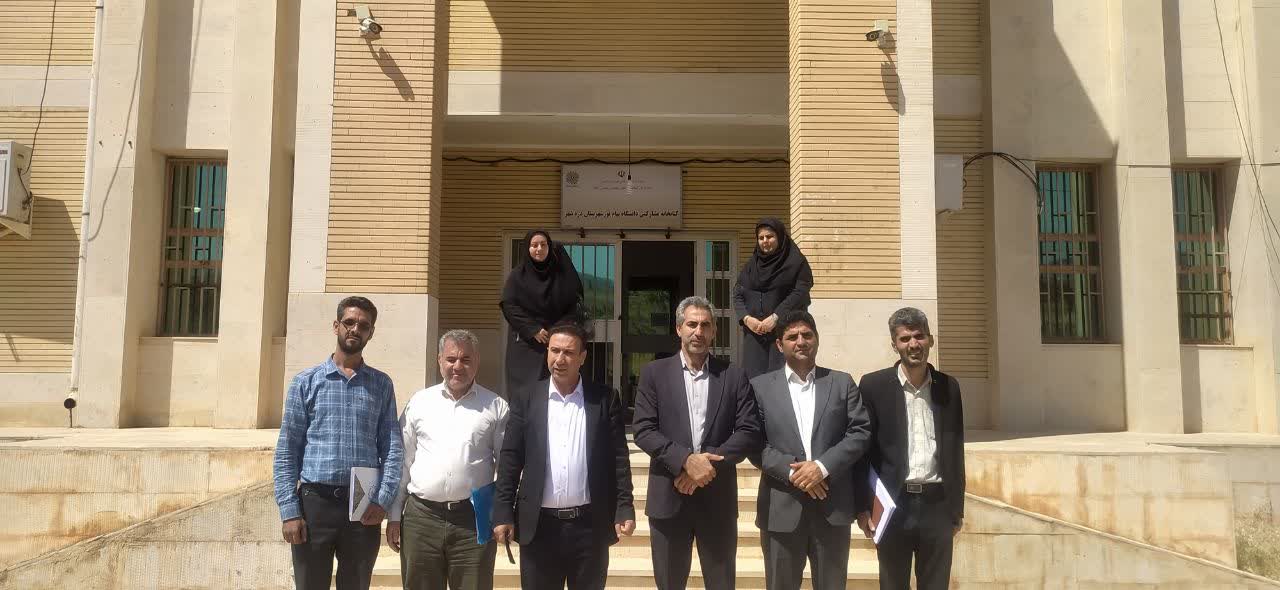 بازديد هيات نظارت، ارزيابي و تضمين کيفيت استاني از مراکز آموزش عالي شهرستان دره شهر