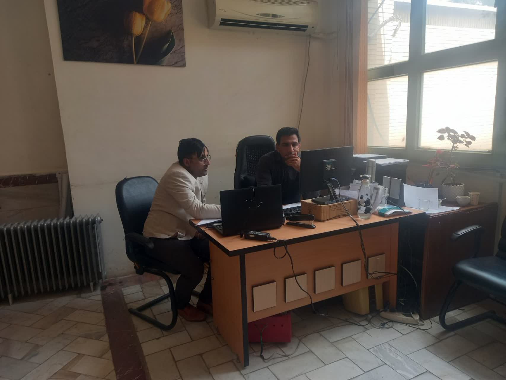 بازديد کارشناسان فناوري اطلاعات هيات نظارت، ارزيابي و تضمين کيفيت استاني