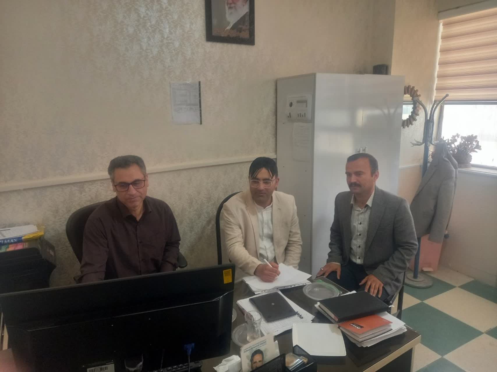 بازديد کارشناسان فناوري اطلاعات هيات نظارت، ارزيابي و تضمين کيفيت استاني